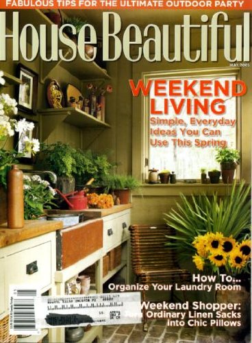 “Barn Raising: Two art lovers turn a dilapidated barn at their weekend farm near Baltimore into a guesthouse that uniquely connects the old with the new.” House Beautiful. May 2005: 84-90.